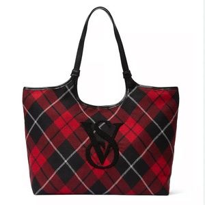 Victoria’s Secret NWT Plaid Tote Bag